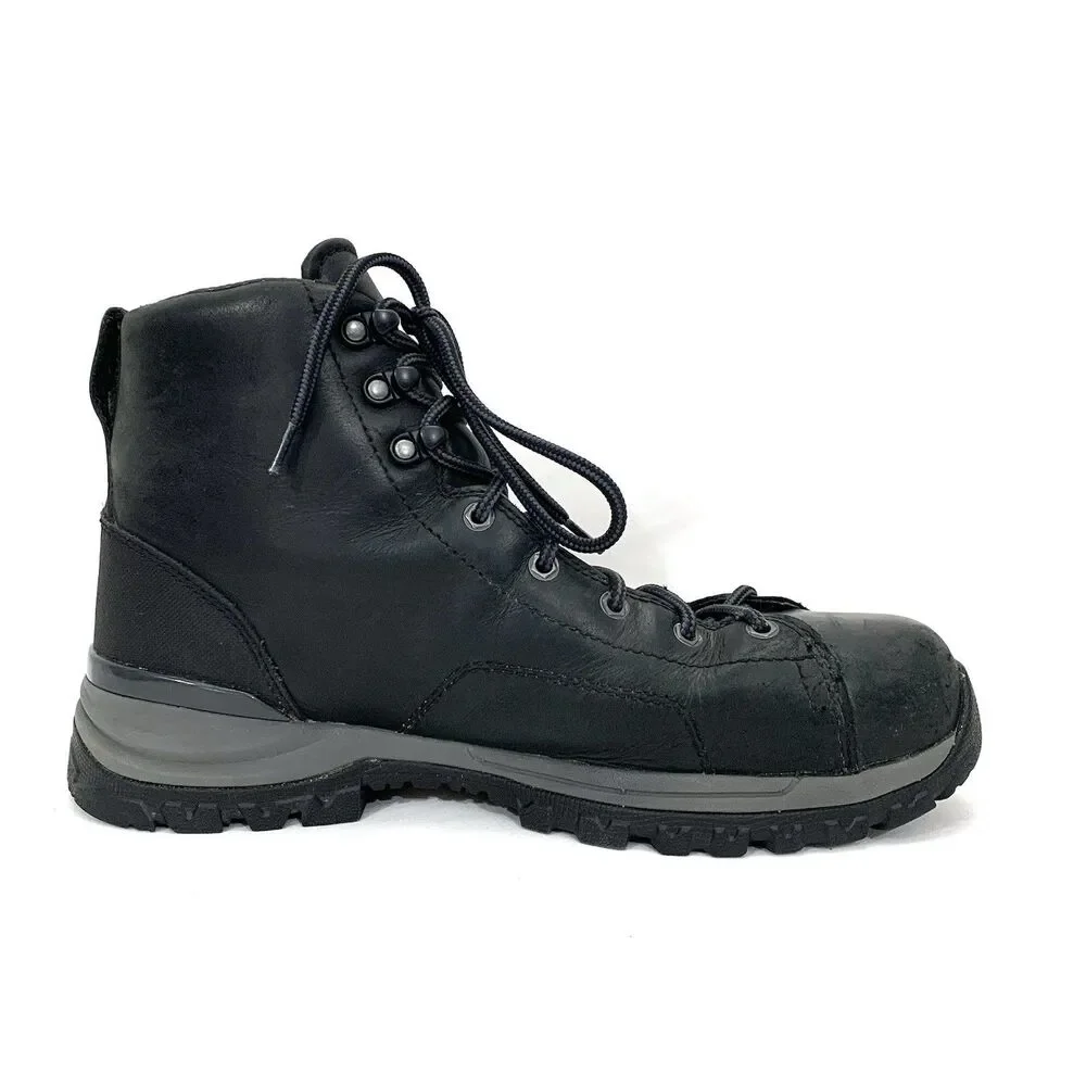 DANNER Stronghold 6” Men's Black Composite Toe Lace Up Work Boots Size 9.5 D